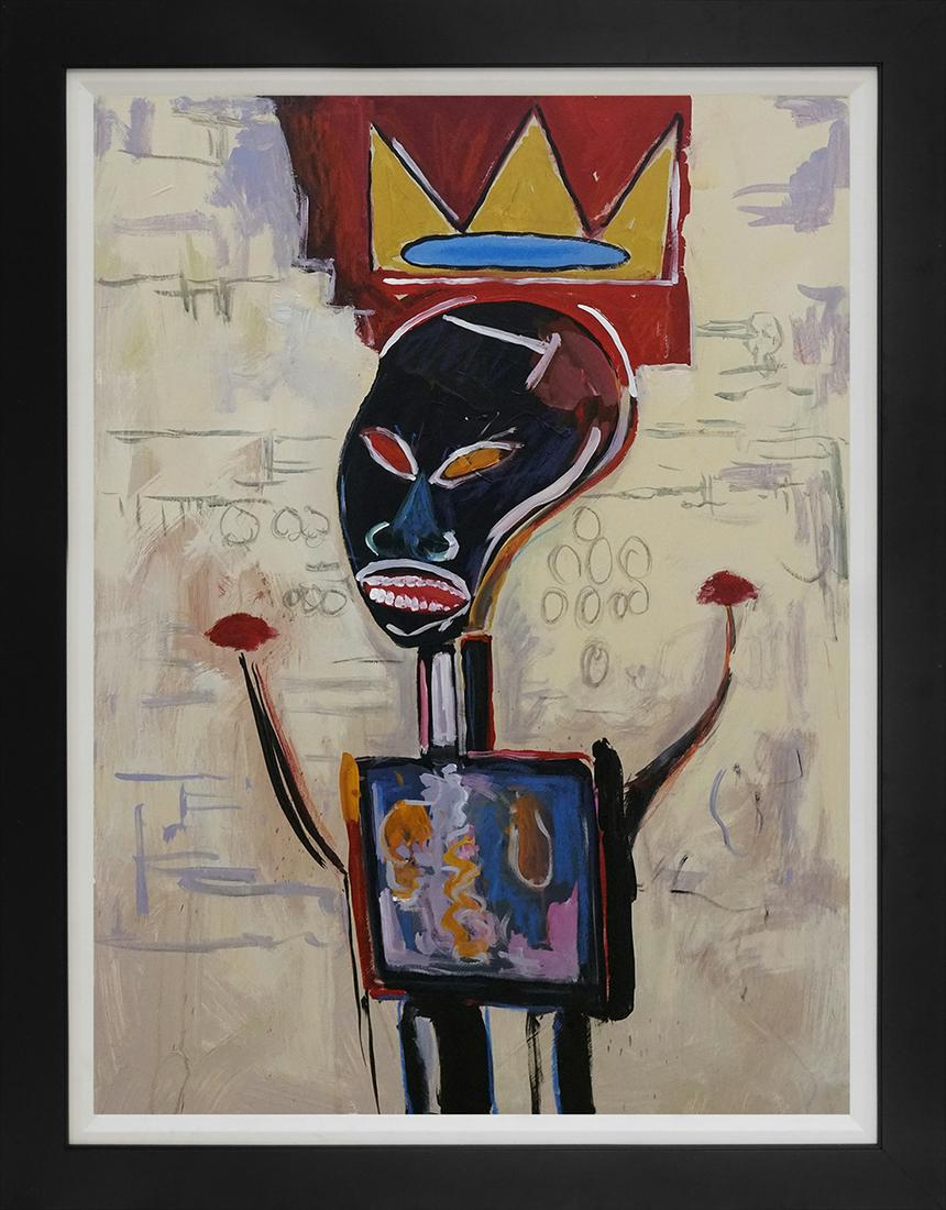 Original on canvas attributed to  Jean Michel Basquiat (1 of 1)