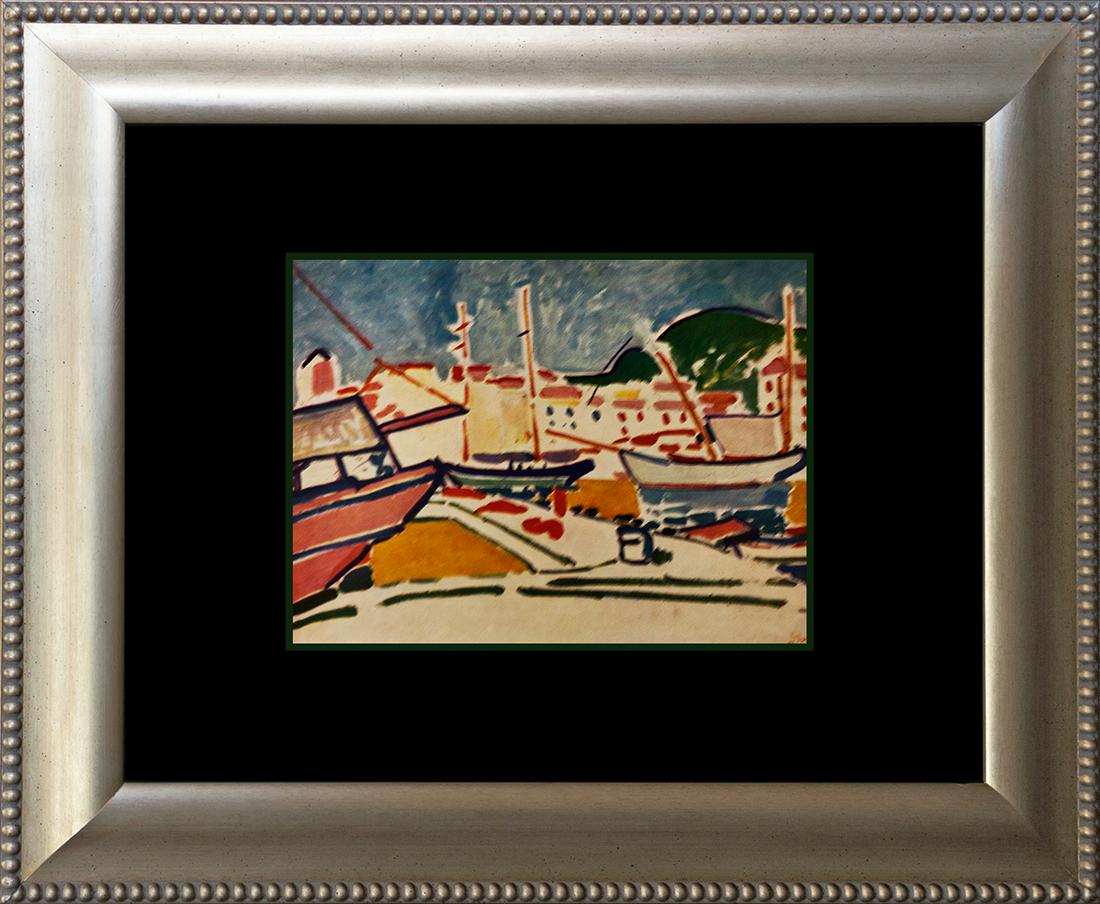 Andre Derain color plate Lithograph Hermitage: Andre Derain color plate Lithograph Hermitage Collection Approx 20x24 inches. Professionally framed. Includes certificate of authenticity.