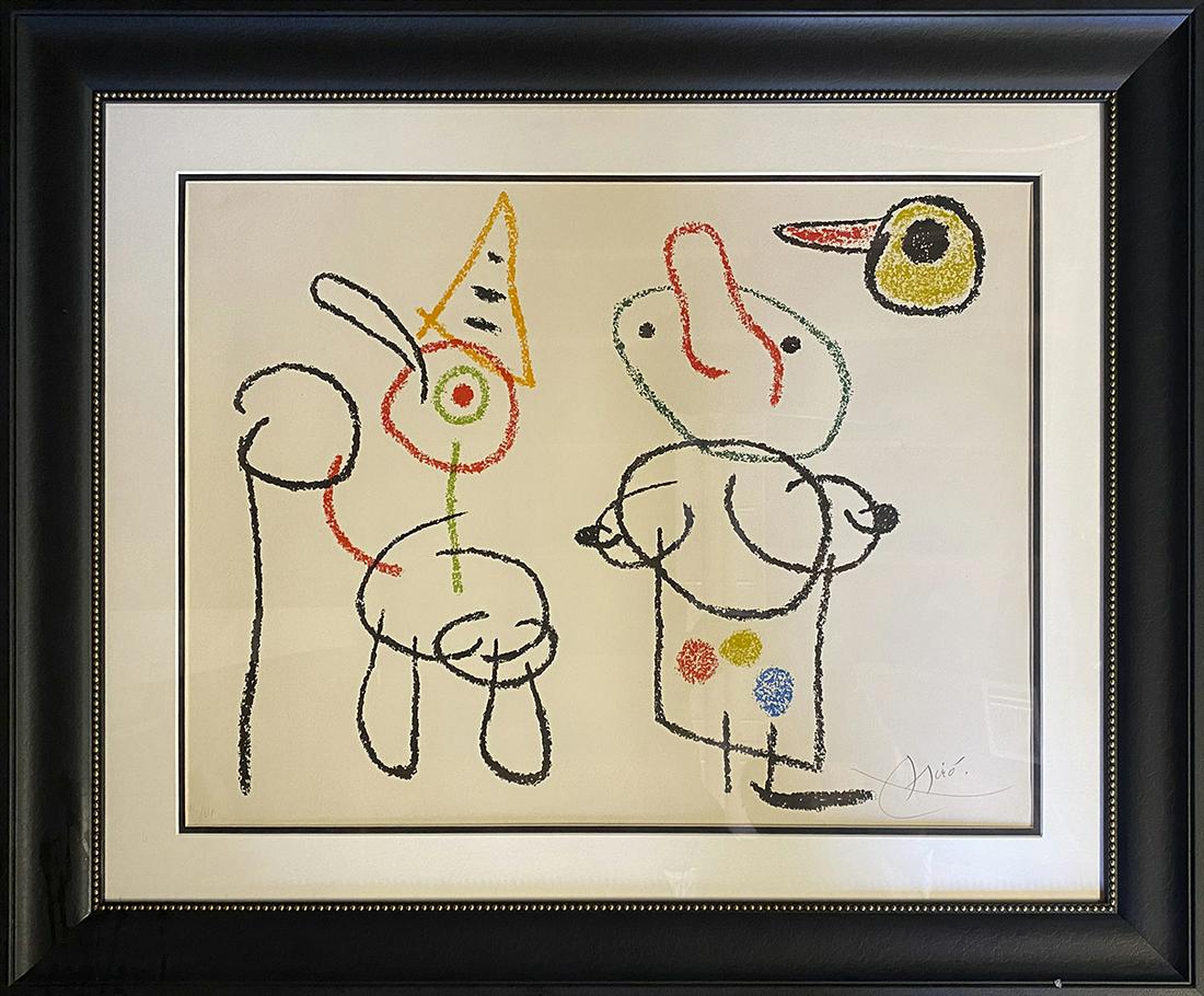 Joan Miro Original Lithograph Hand signed and Numbered (1 of 1)