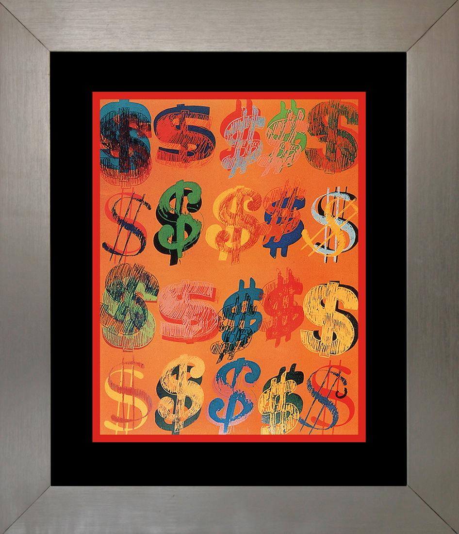Andy Warhol Lithograph from 1991: Andy Warhol color Plate lithograph Approx 24x20 inches and includes certificate Custom framed.