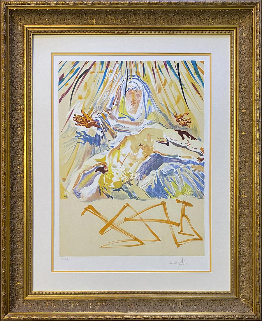 Salvador Dali Original Lithograph Limited Edition Hand (1 of 1)