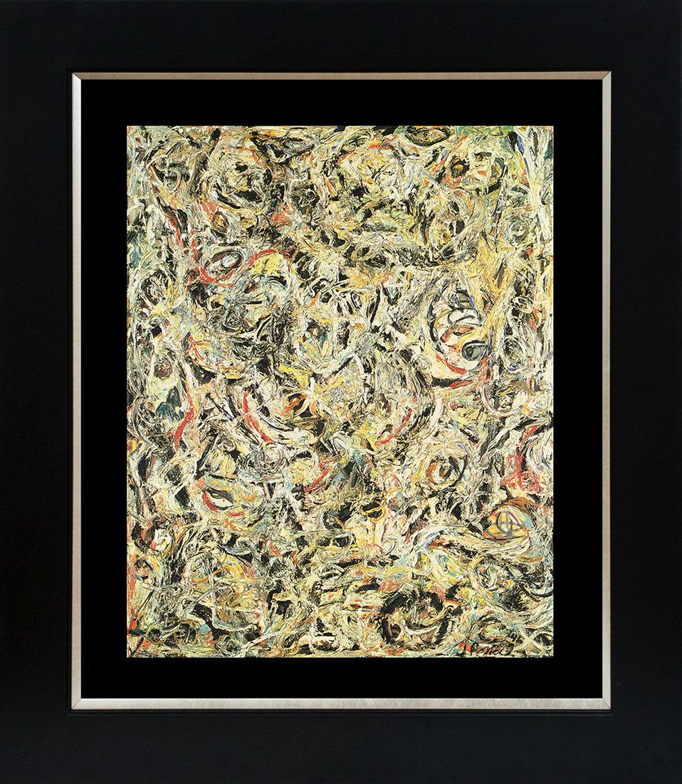 Jackson Pollock Color Plate Lithograph Abstract (1 of 1)