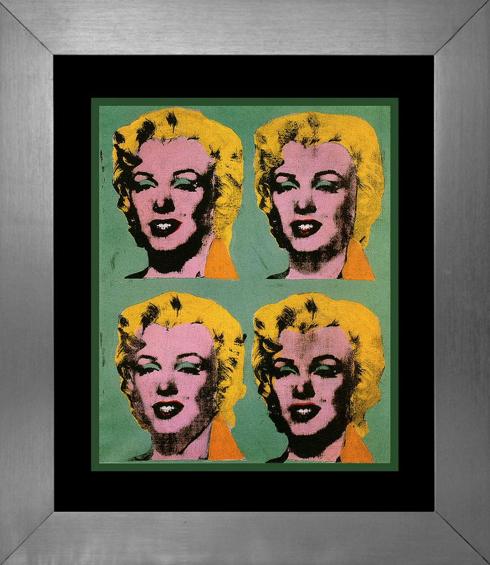 Andy Warhol Lithograph from 1991: Andy Warhol color Plate lithograph Approx 24x20 inches and includes certificate Custom framed.