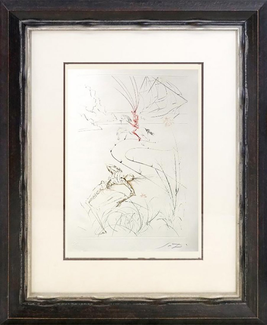 Salvador Dali  Tristan & Isolde Suite  Dry Point (1 of 1)