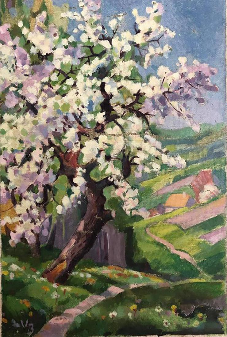 Vanessa Bell 1879-1961 Title- Landscape Technique- oil (1 of 1)