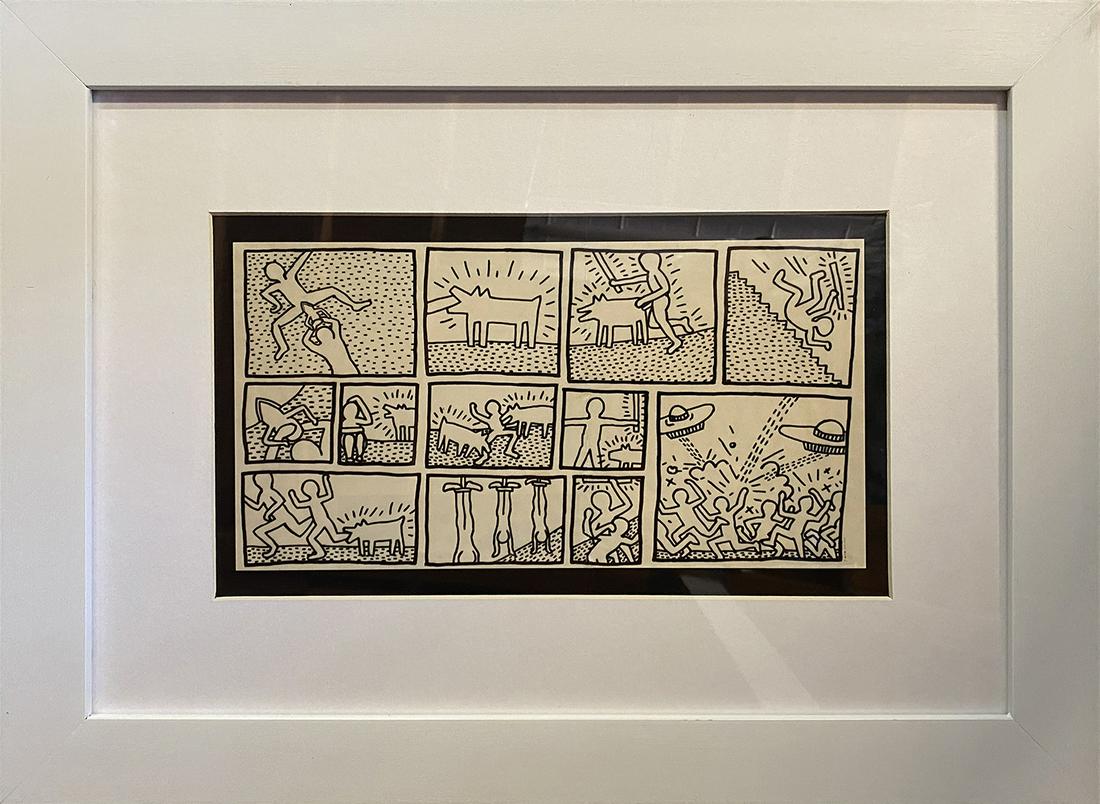 Keith Haring color plate lithograph (1 of 1)
