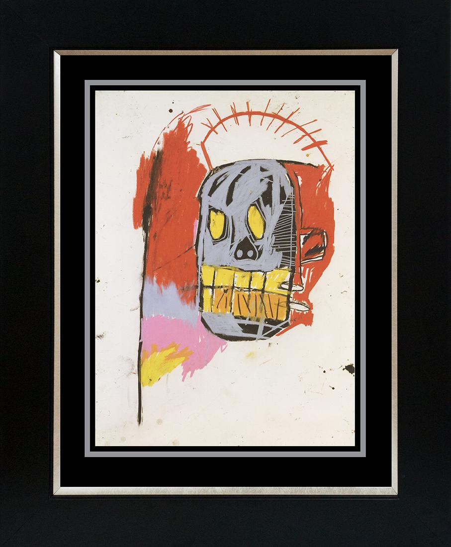Jean Michel Basquiat Lithograph from 1984: Jean Michel Basquiat Color Plate Lithograph from 1984. Approx 24x20 inches. Professionally framed. Includes certificate.