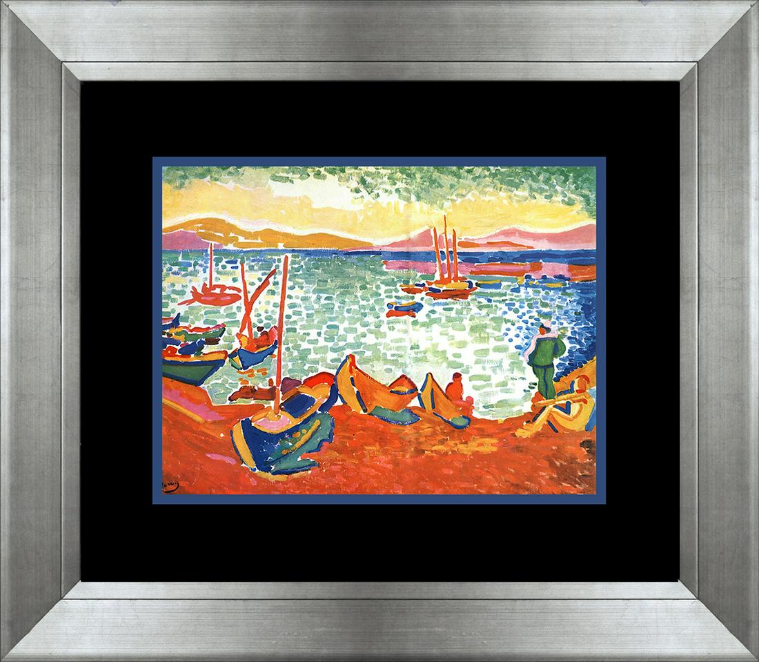 Andre Derain color plate Lithograph: Andre Derain Lithograph from 1948. The signature is in the plate. Approx 24x20 inches custom framed and includes certificate