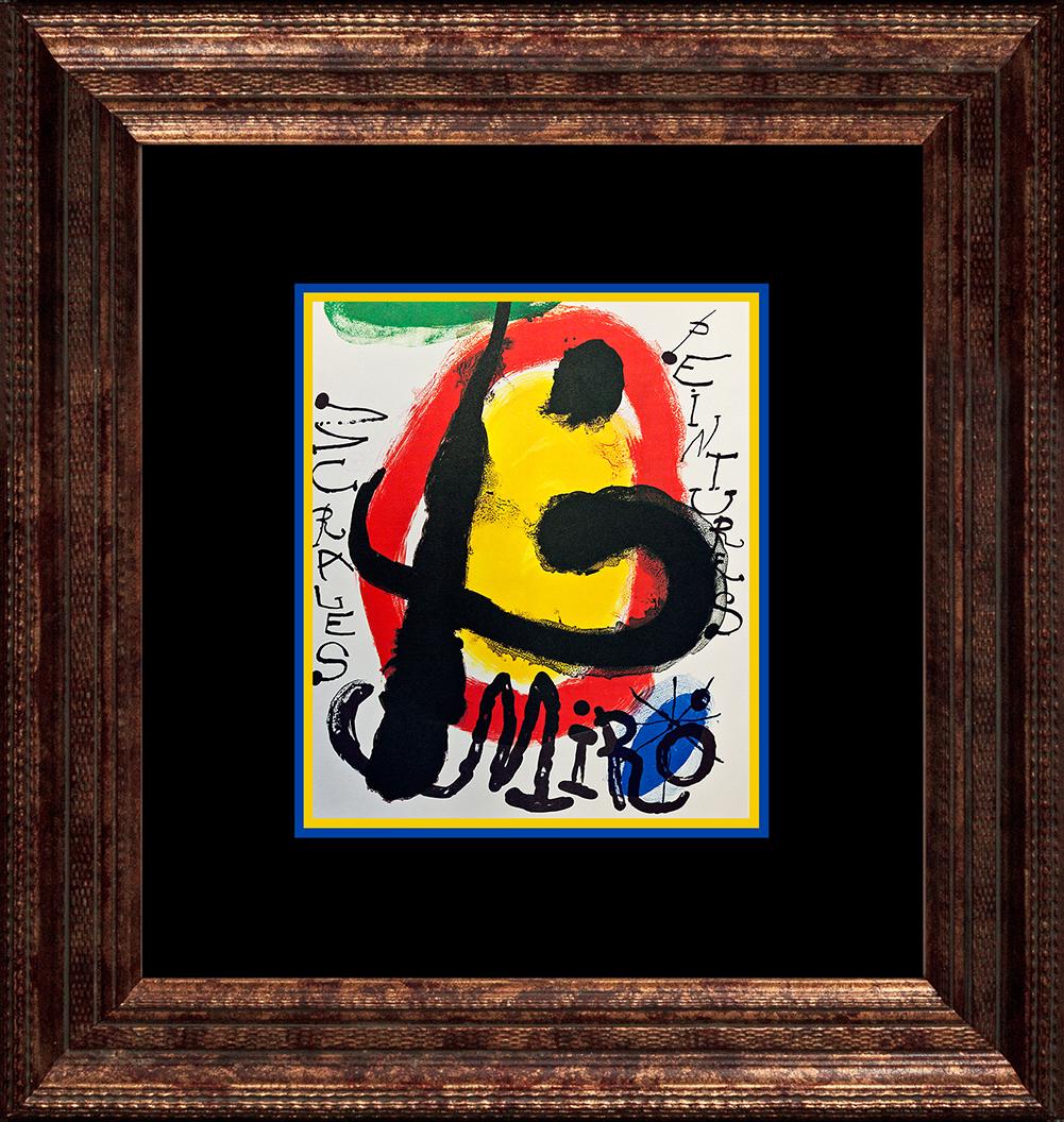 Joan Miro Lithograph 1972 Paris. (1 of 1)