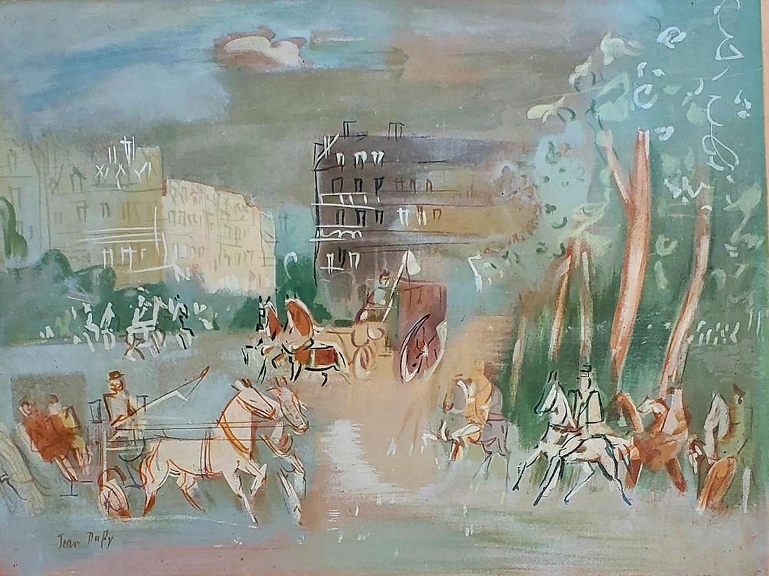 Artist: Jean Dufy. Original on board (1 of 1)