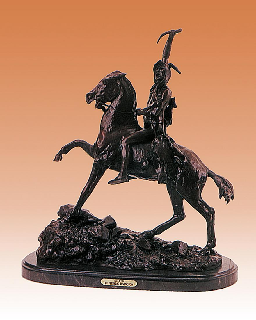 Frederic RemingtonBronze SculptureScalp Sculpture (2004) on Jan 22