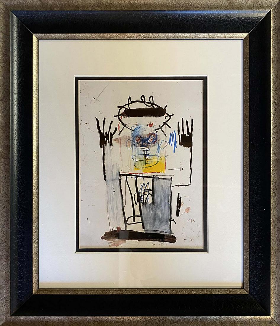 Color Plate Lithograph from 1984 by Jean Michel (1 of 1)