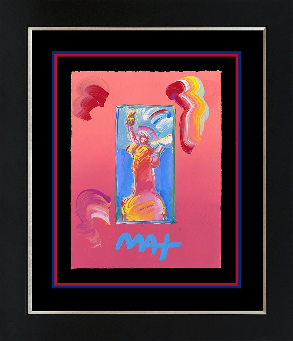 Peter Max Original mixed media on paper (1 of 1)