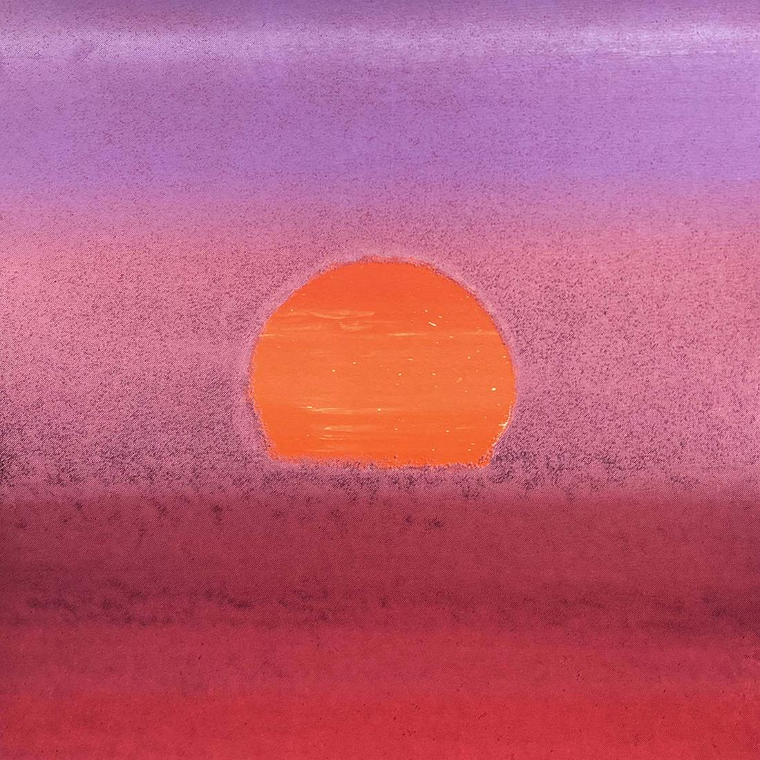 Sunset Unique original serigraph Andy Warhol  from 1972 (1 of 1)