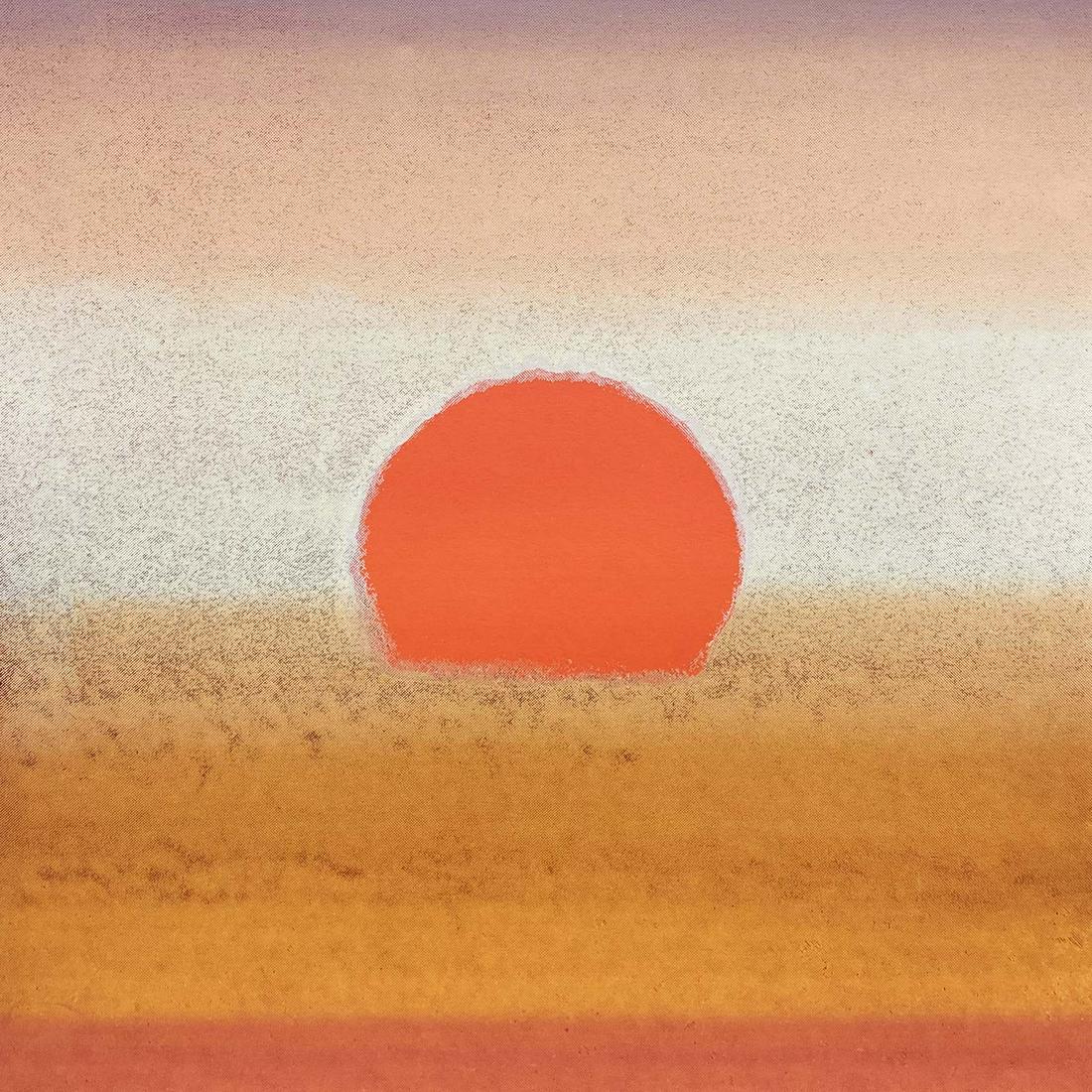 Sunset Unique original serigraph Andy Warhol  from 1972 (1 of 1)