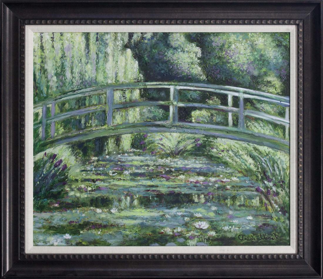Claude Monet Japanese Bridge limited edition canvas (1 of 1)