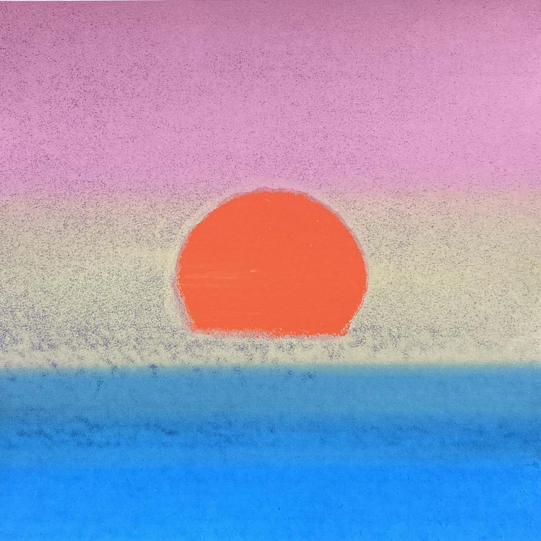 Andy Warhol  from 1972 "Sunset"  Unique Edition (1 of 1)