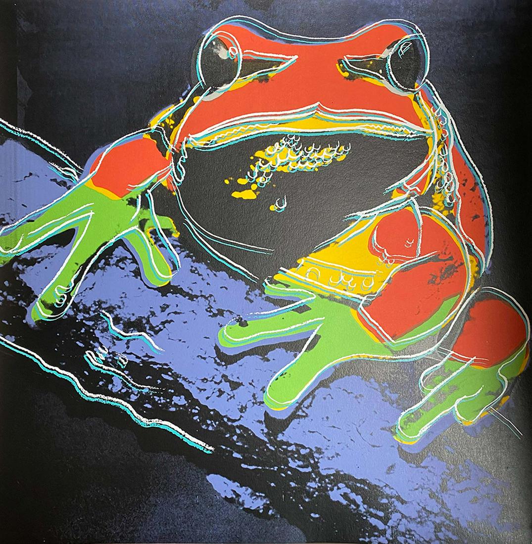Andy Warhol  Barrens Tree Frog Original Serigraph Silkscreen Trial Proof 1983  Endangered Species (1 of 1)