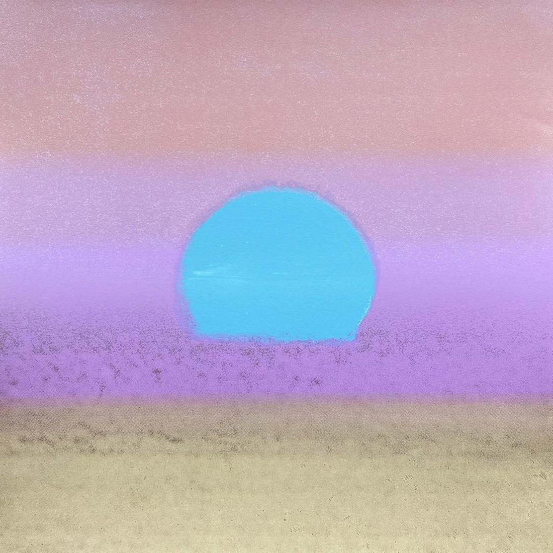 Sunset Unique original serigraph Andy Warhol  from 1972  Unique Edition Original  Silkscreen in (1 of 1)