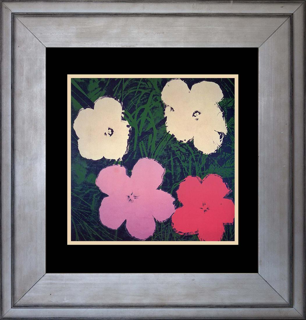 Andy Warhol color Plate lithograph: Andy Warhol color Plate lithograph Approx 24x20 inches and includes certificate Custom framed.