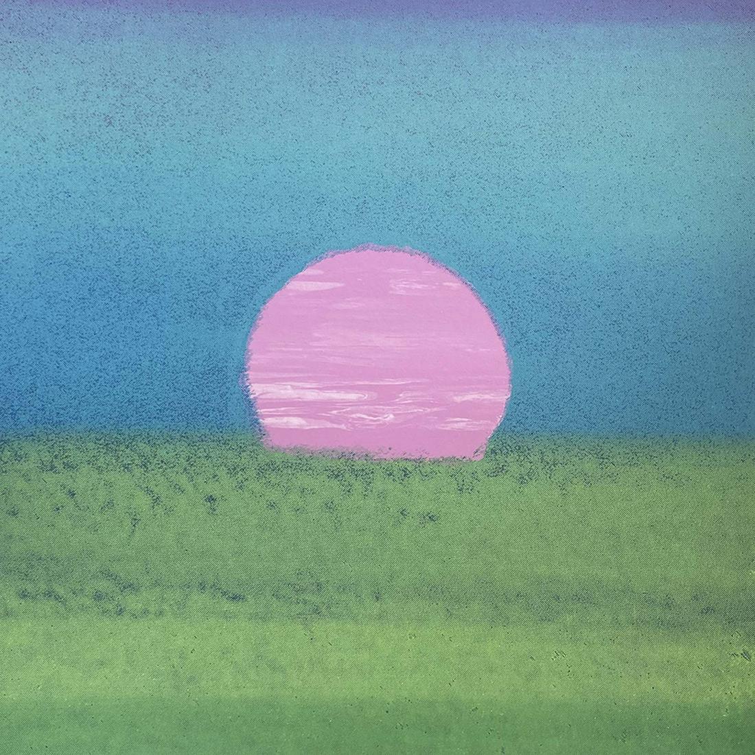 Sunset Unique original serigraph Andy Warhol  from 1972  Unique Edition Original  Silkscreen in (1 of 1)