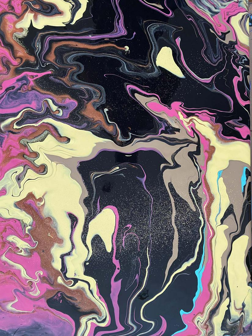 Original Abstract on canvas by Sylvia (1 of 1)