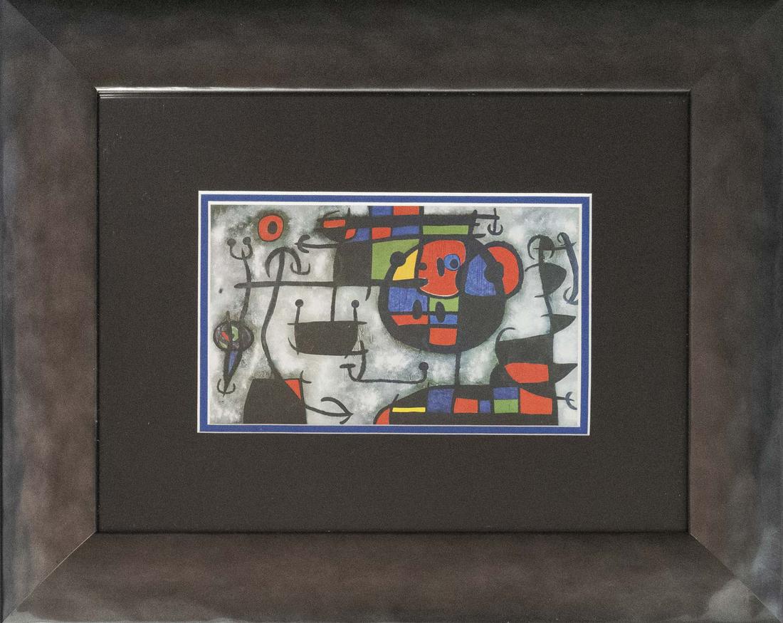 Joan Miro Color Plate Lithograph from 1968 (1 of 1)