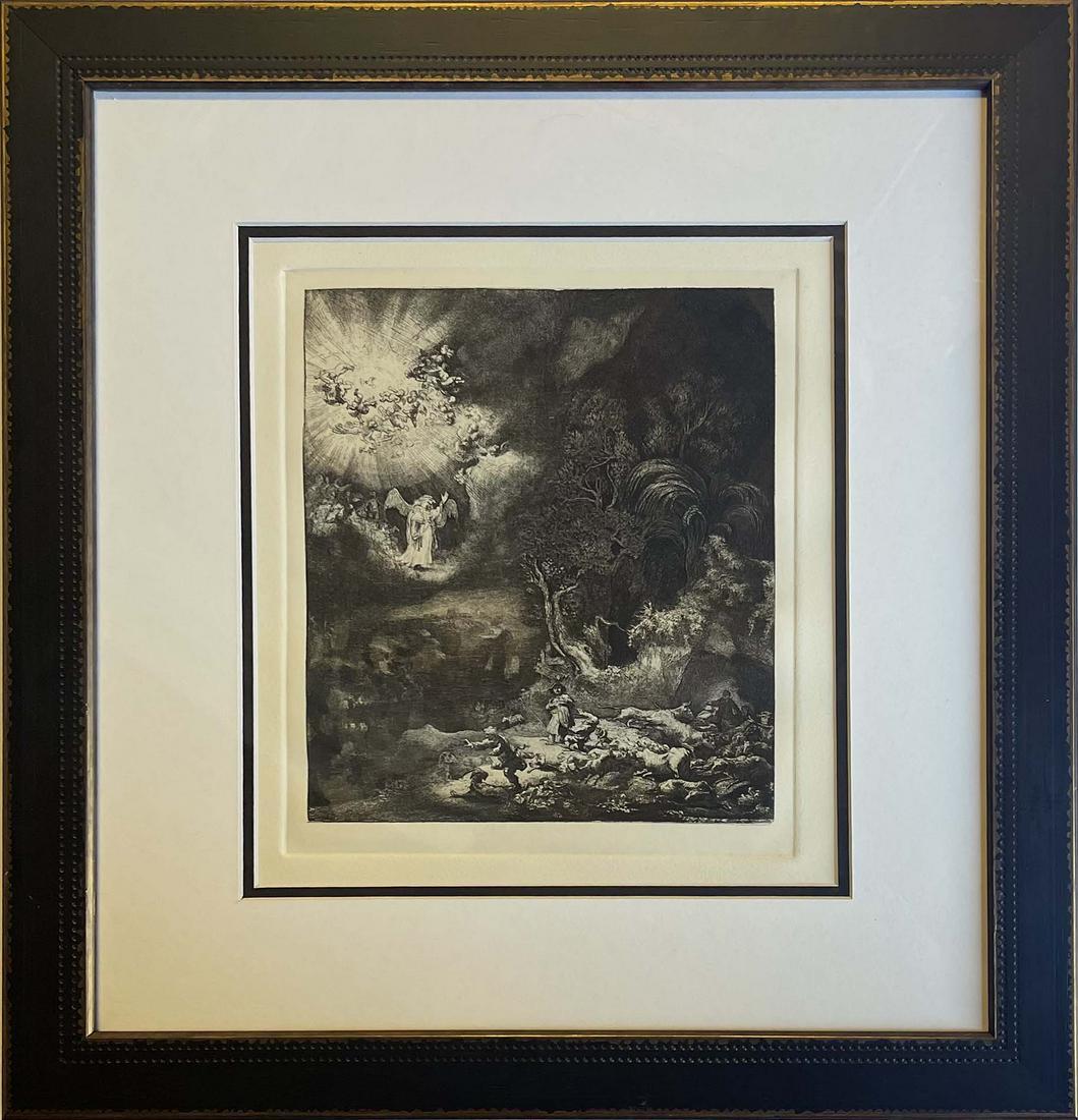 Rembrandt Etching Armond Durand (1 of 1)