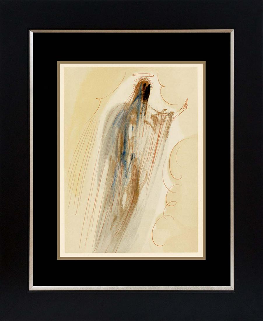 Salvador Dali Divine Comedy Suit Original Wood Block 1960 (1 of 1)