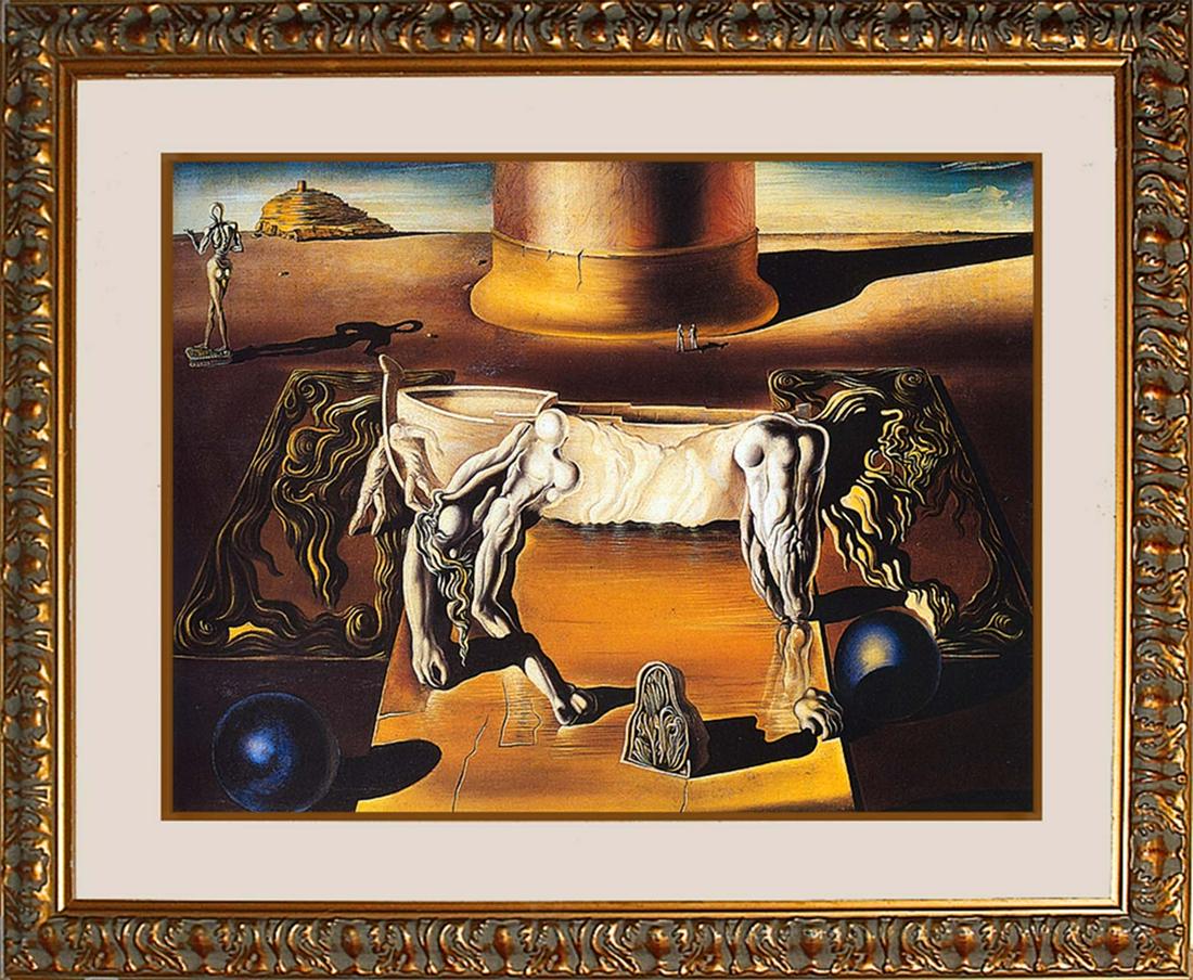 Salvador Dali-Invisible Sleeping Woman: Salvador Dali-Limited Edition -Invisible Sleeping Woman 26 x 30 inches. The signature is in the plate. Includes Certificate of Authenticity. Custom framed.