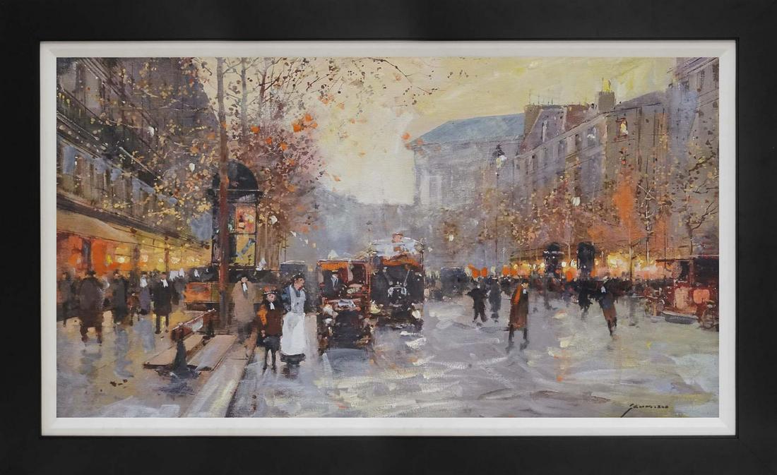 Michael Schofield Original on canvas: by Michael Schofield Original on canvas Hand signed by the artist. Approx 16x 20 image. One of a kind original. Includes certificate Custom framed.