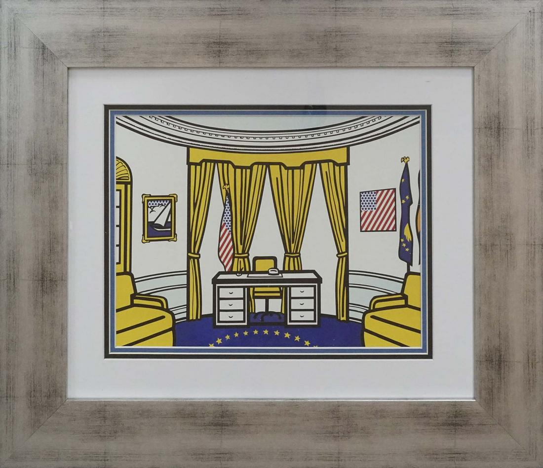 Roy Lichtenstein Color Plate Lithograph from 1992 (1 of 1)