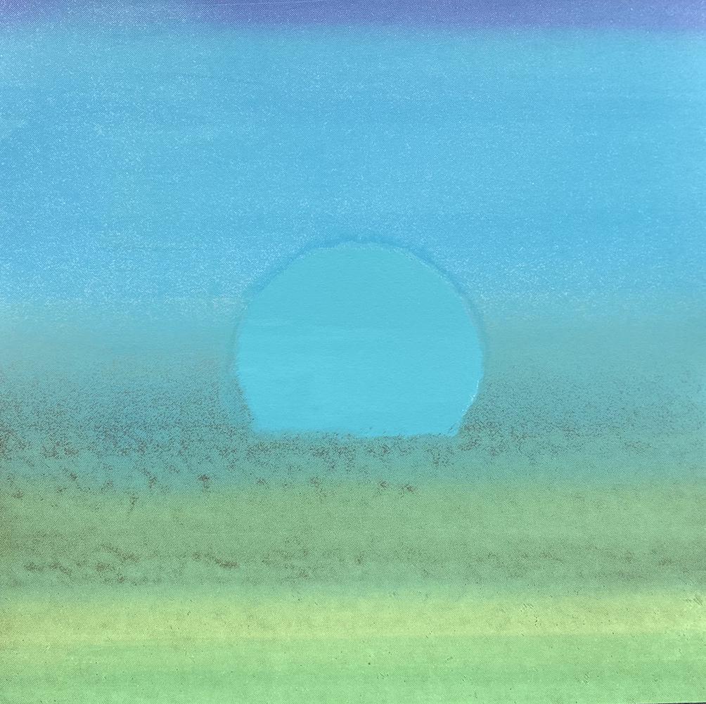 Andy Warhol  from 1972 "Sunset"  Unique Edition Original Serigraph Silkscreen in colors.  Trial (1 of 1)