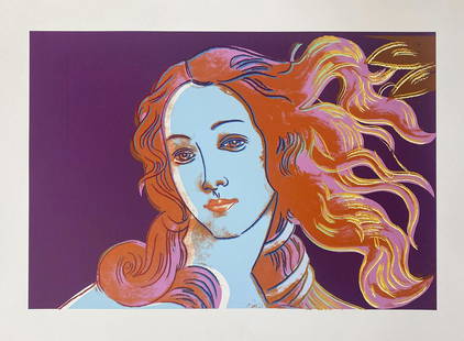 Andy Warhol 1984 Original Serigraph Details of Renaissance Paintings Series Artist Proof: Andy Warhol 1984 Original Serigraph Trial Artist Proof Andy Warhol Details of Renaissance Paintings Series, In 1984, Andy Warhol departed from his usual portraits of celebrities and initiated the