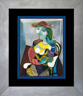 Marie Therese Walter Pablo Picasso Collection Domaine Limited Ediition: Pablo Picasso Marie Therese Walter Lithograph Collection Domaine. The signature is in the plate. Signed by the estate. Limited Edition Includes certificate of authenticity. Approx 28x30 inches.