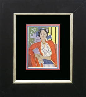 Henri Matisse Lithograph from 1958: Matisse Lithograph from 1958 Approx 24x20 inches. Framed and includes certificate.