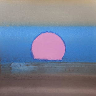 Andy Warhol Sunset Original Serigraph from 1972: Andy Warhol from 1972 "Sunset" Unique Original Serigraph Silkscreen in colors. Trial Artist Proof Andy Warhol from 1972 "Sunset" Unique Edition Original Serigraph Silkscreen in colors. Trial