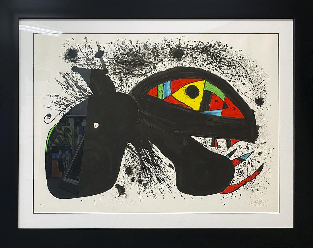 Joan Miro Original Lithograph numbered  4 of 100 (1 of 1)