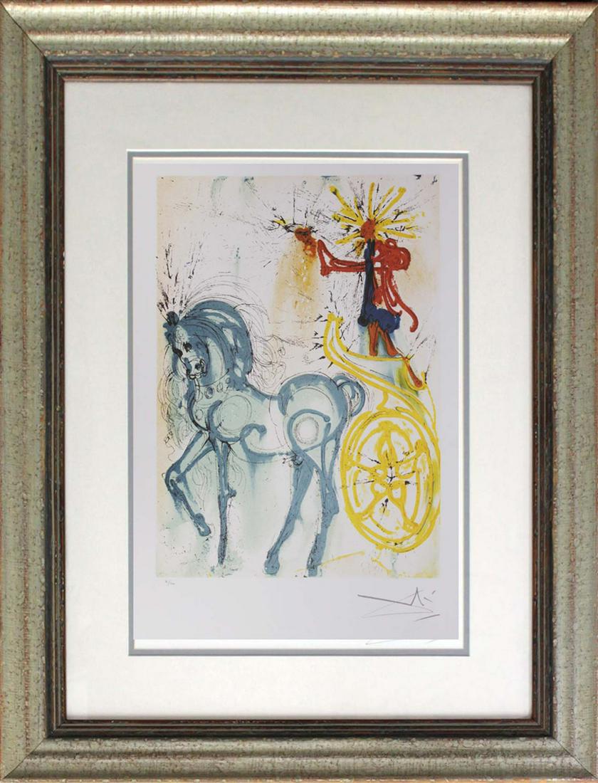 Salvador Dali Limited Editon Lithograph: Salvador Dali-Limited Edition Lithograph 26x28 Salvador Dali. Limited Edition lithograph on archival paper. Custom Framed The signature is in the plate. Edition size of 300. Includes Certificate of Au