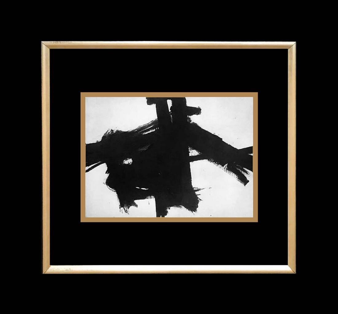 Franz Kline color Plate Lithograph Abstract: Franz Kline Lithograph from 1975. Approx 24x20 inches. Professionally framed. Includes certificate.