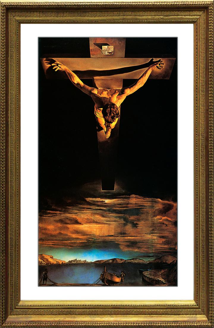 Salvador Dali-Limited Lithograph-Christ St.John on the cross: Christ St. John on The Cross - Salvador Dali. Limited Edition lithograph approx 24 x 33. The signature is in the plate. Includes certificate of authenticity.