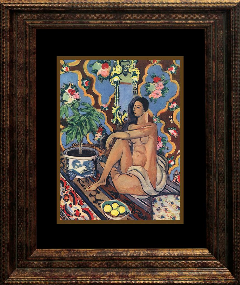 Fantastic Henri Matisse Lithograph from 1948: Henri Matisse Lithograph from 1948. The signature is in the plate. Approx 24x20 inches. Professionally framed. Includes certificate.