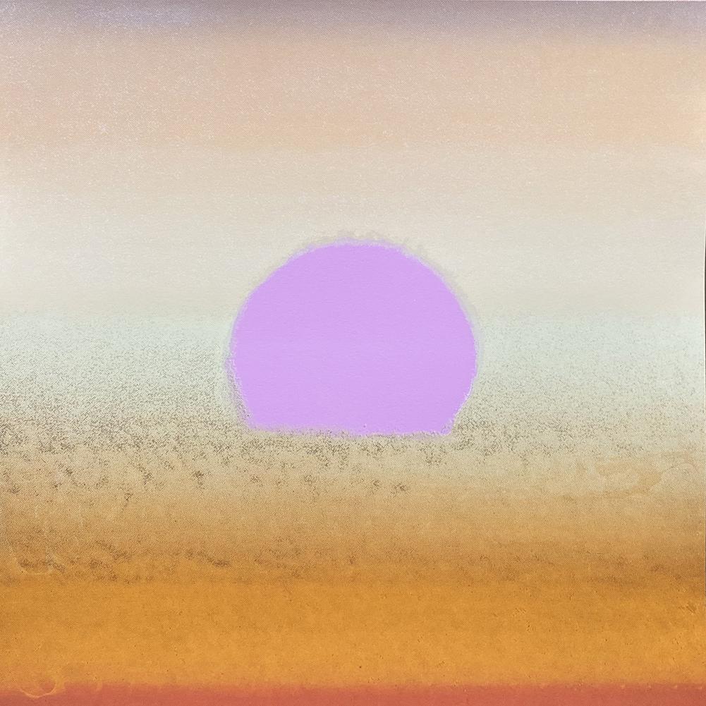 Fantastic Sunset Unique original serigraph Andy Warhol  from 1972  Unique Edition Original (1 of 1)