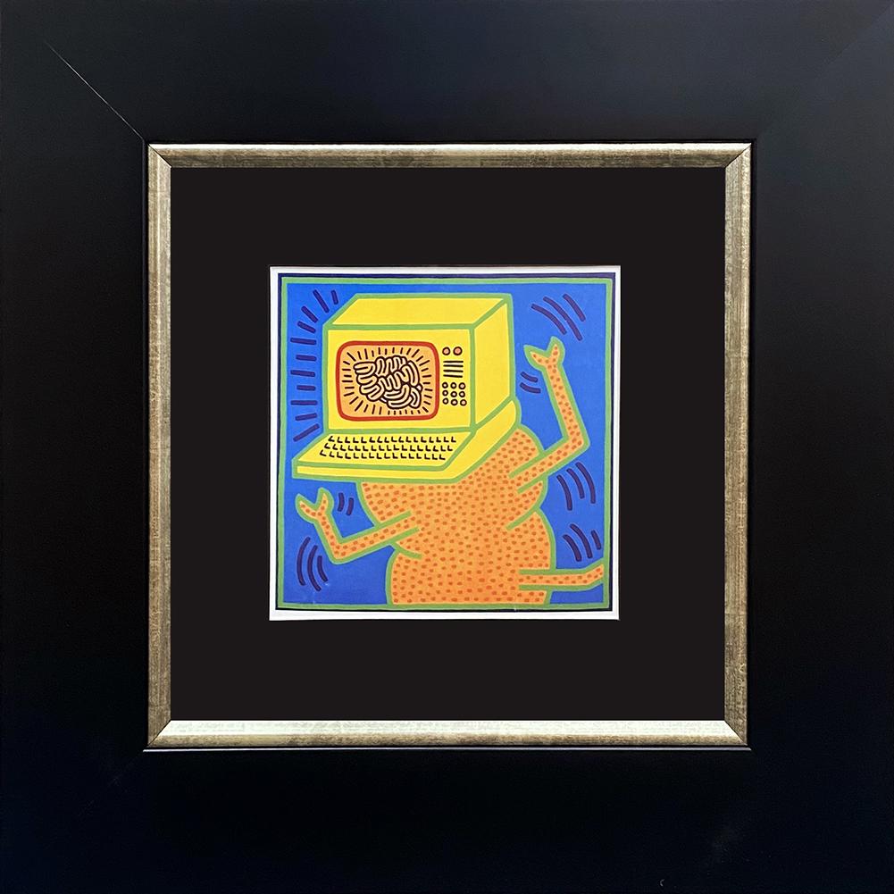 Fantastic Keith Haring Color Plate Lithograph 1989 (1 of 1)