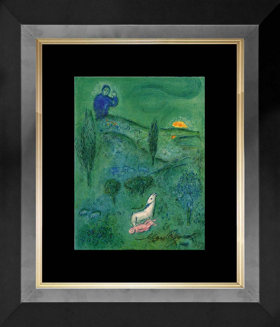 Awesome Marc Chagall Hand Signed Original Lithograph (1 of 1)