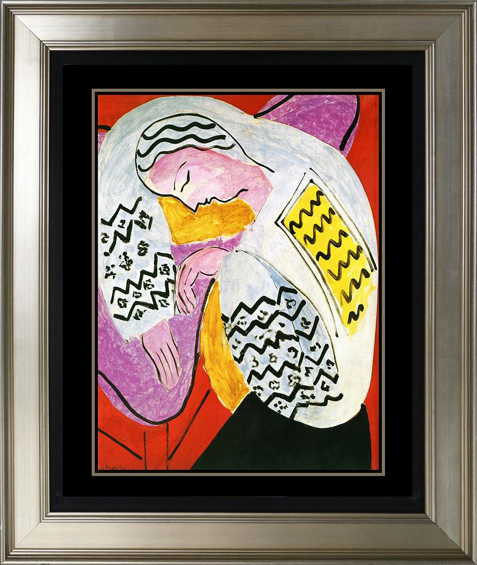 Henri Matisse Lithograph: Henri Matisse Lithograph Collection Domaine Approx 24x20 inches. Includes certificate of authenticity.