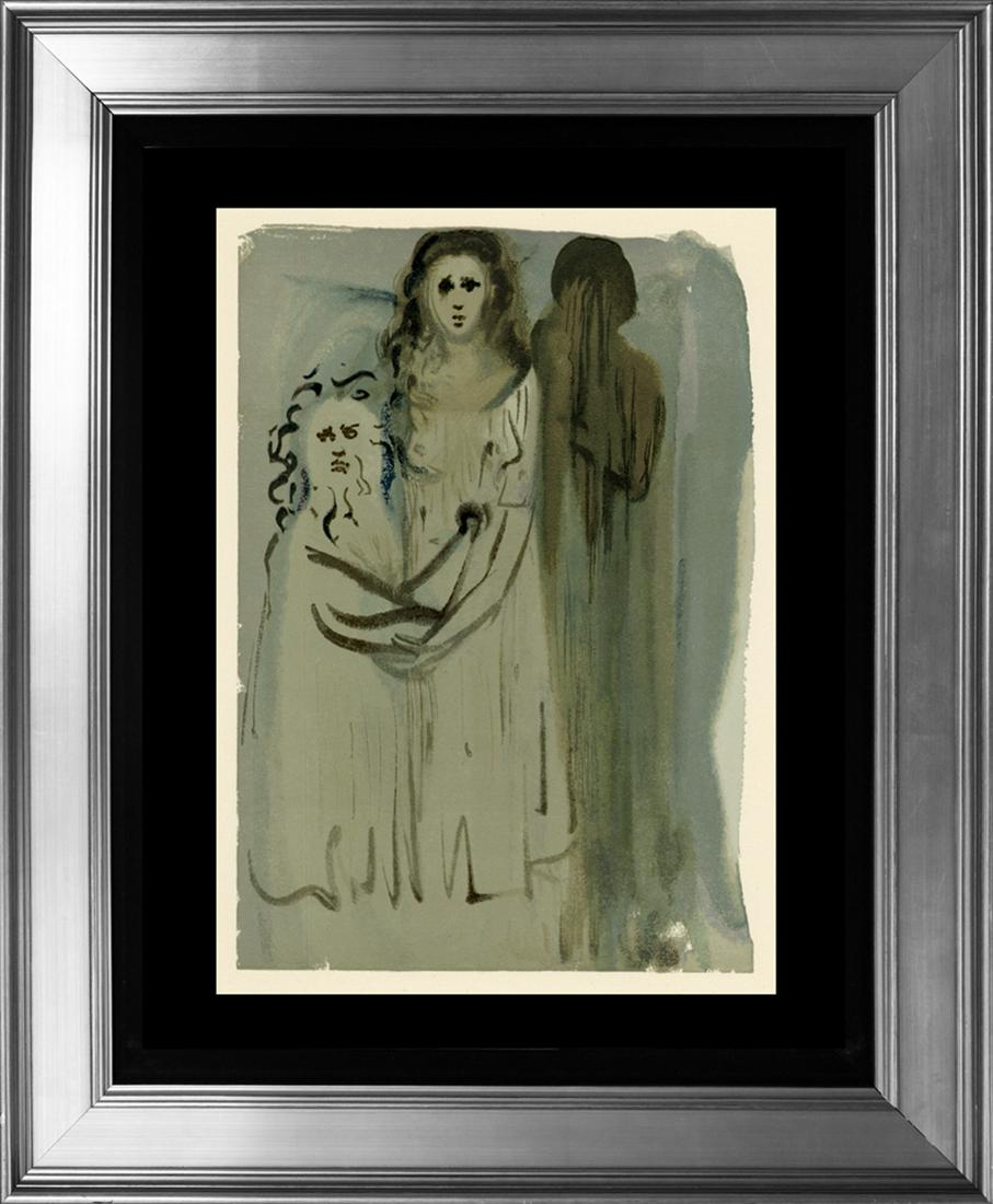 Salvador Dali Divine Comedy Suit Original Wood Block 1960 (1 of 1)