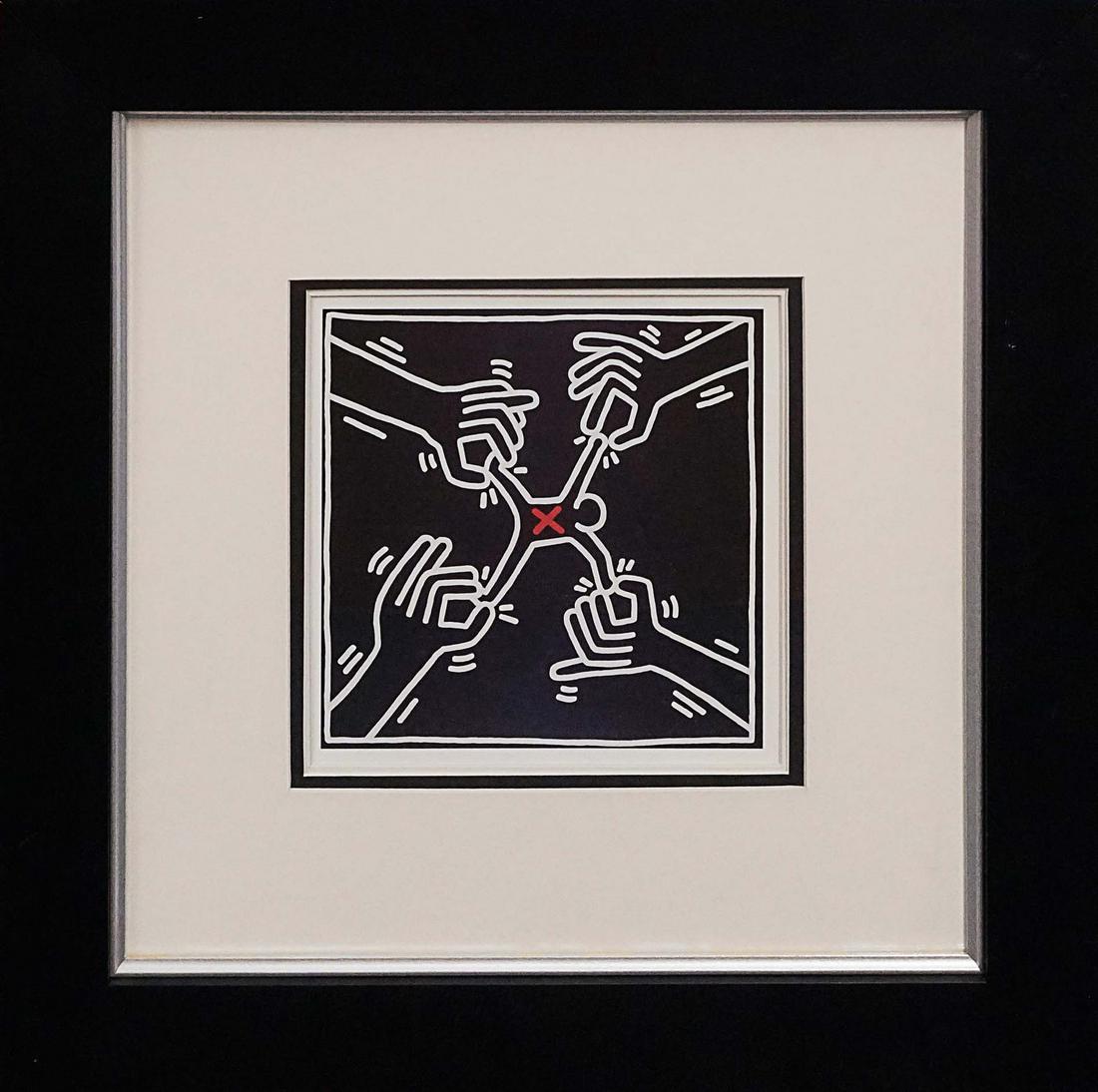 Keith Haring color Plate Lithograph (1 of 1)