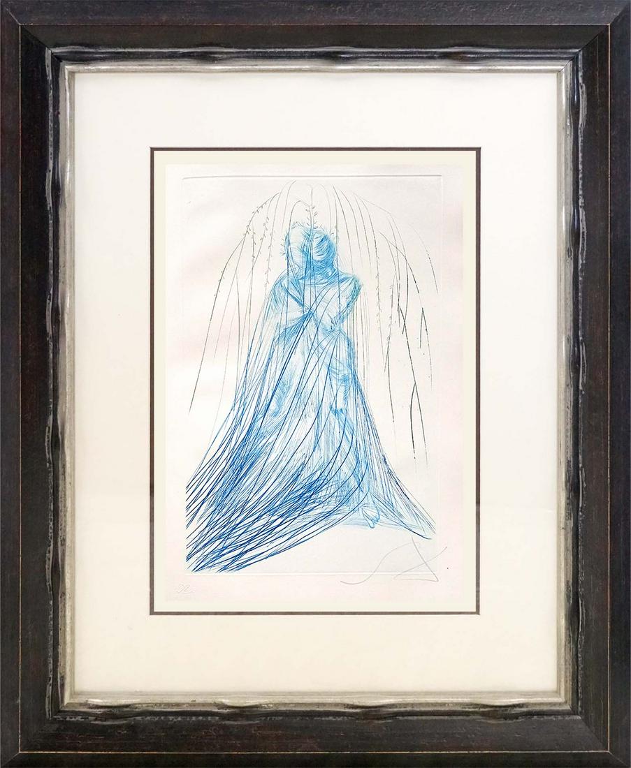 Salvador Dali  Tristan & Isolde Suite  Dry Point Engraving Initialed by the artist 125 Edition total (1 of 1)