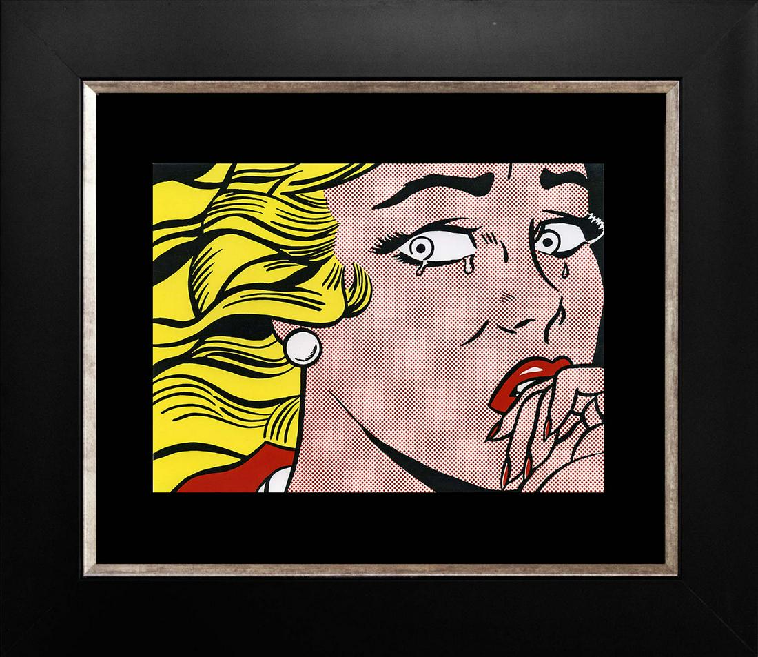 Roy Lichtenstein 1965 Serigraph: Roy Lichtenstein 1965 Serigraph Approx 20x22 inches. Professionally framed. Includes certificate of authenticity.